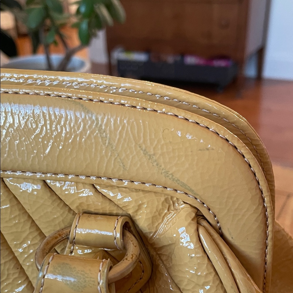 Vintage Isabella Fiore Yellow Quilted Bag Think Spring! - Picture 11 of 11